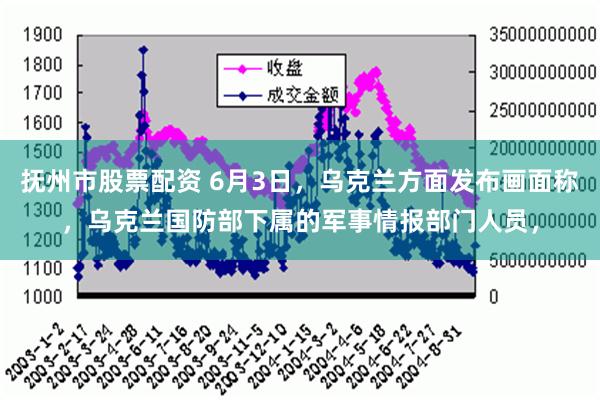 抚州市股票配资 6月3日，乌克兰方面发布画面称，乌克兰国防部下属的军事情报部门人员，