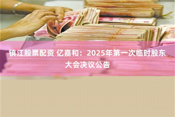 镇江股票配资 亿嘉和：2025年第一次临时股东大会决议公告